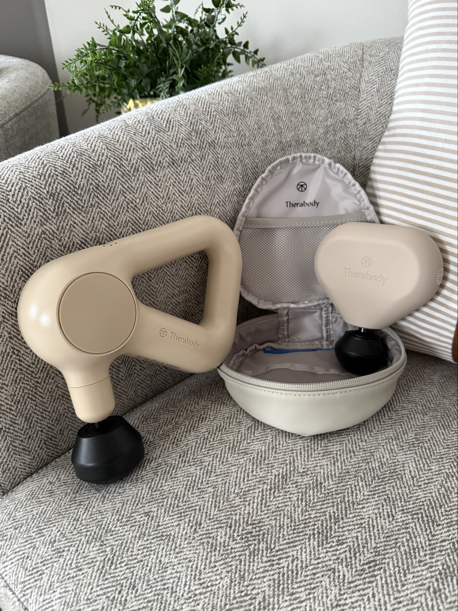 My neutral Therabody Theragun collection. Use the United Polaris Therabody amenities as a travel case for my mini theragun. People have them on resale online if you’re interested or save up for one of those insanely cool international flights and snag one of your own!

#LTKselfcare #LTKActive #LTKOver40