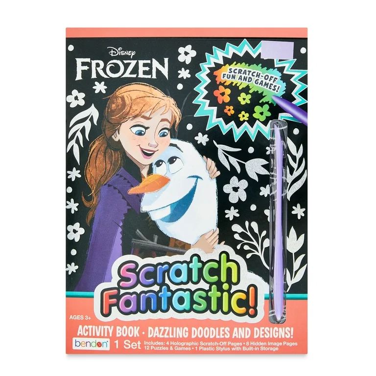 Disney Frozen Scratch Fantastic Activity Book, 24 Pages, Bendon - Walmart.com | Walmart (US)