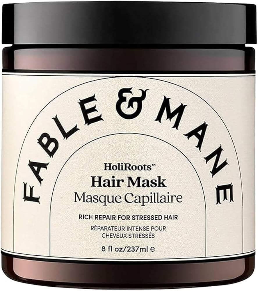 Fable & Mane HoliRoots Hair Mask, 8FL oz - Hydrating Hair Mask for Dry Damaged Hair with Shea But... | Amazon (US)