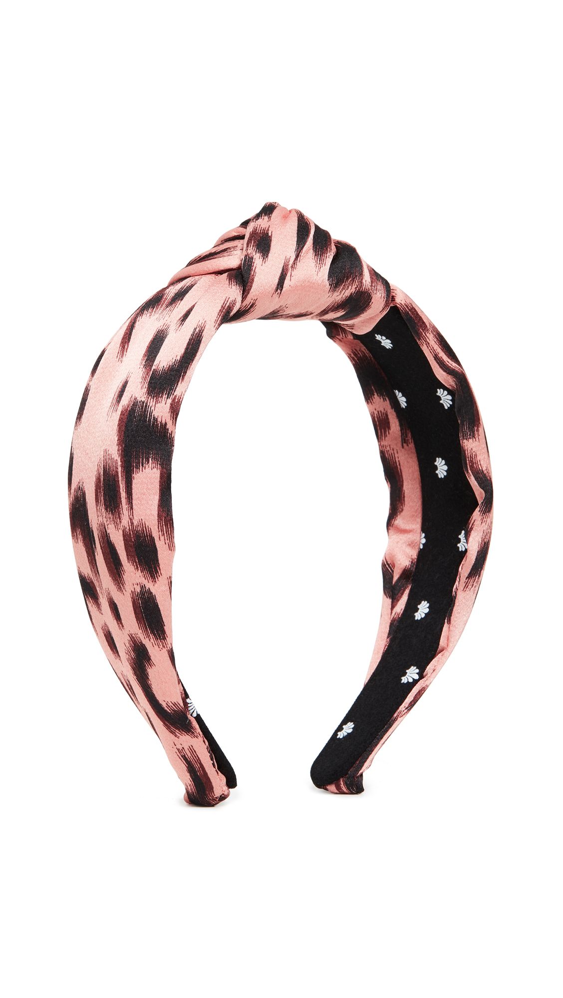 Lele Sadoughi Silk Leopard Knotted Headband | Shopbop