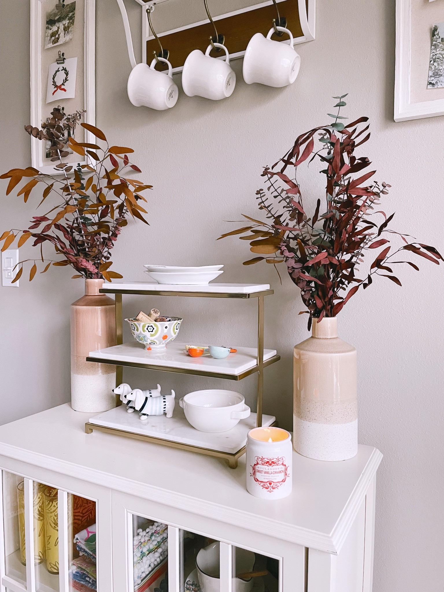 Linking our kitchen dinette cabinet and decor! 🌿 

#LTKSeasonal #LTKunder100 #LTKhome