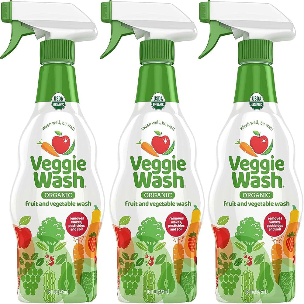 Veggie Wash Organic Fruit and Vegetable Wash, 16 Fluid Ounce, Pack of 3 | Amazon (US)
