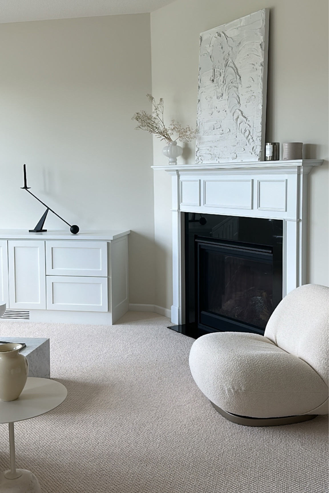 Timeless modern chair. By far my most precious piece at home.
It gets many compliments due to its comfort and organic aesthetic. 

Chair: Pacha Chair by Pierre Paulin for Gubi, color in cream 

#LTKFind #LTKsalealert #LTKhome