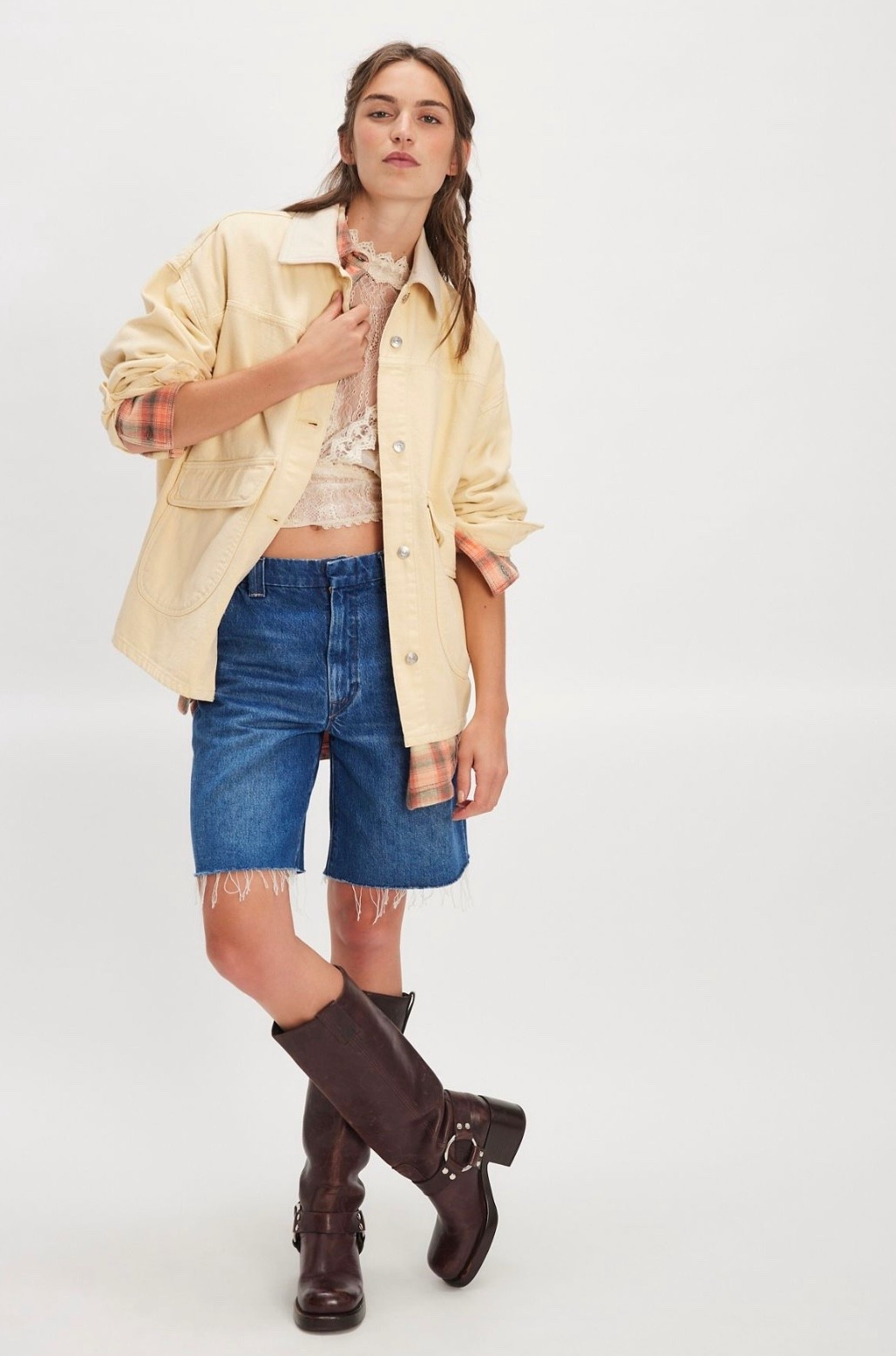 Cream Fall Jacket #falljacket #FreePeople