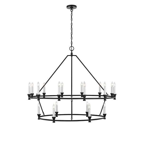 Keystone Two Tier Chandelier | Lumens