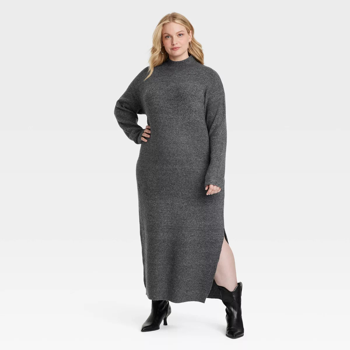 Women's Long Sleeve Midi Sweater Dress - Universal Thread™ | Target