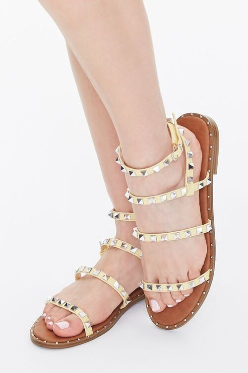 Studded Strappy Sandals | Forever 21 (US)