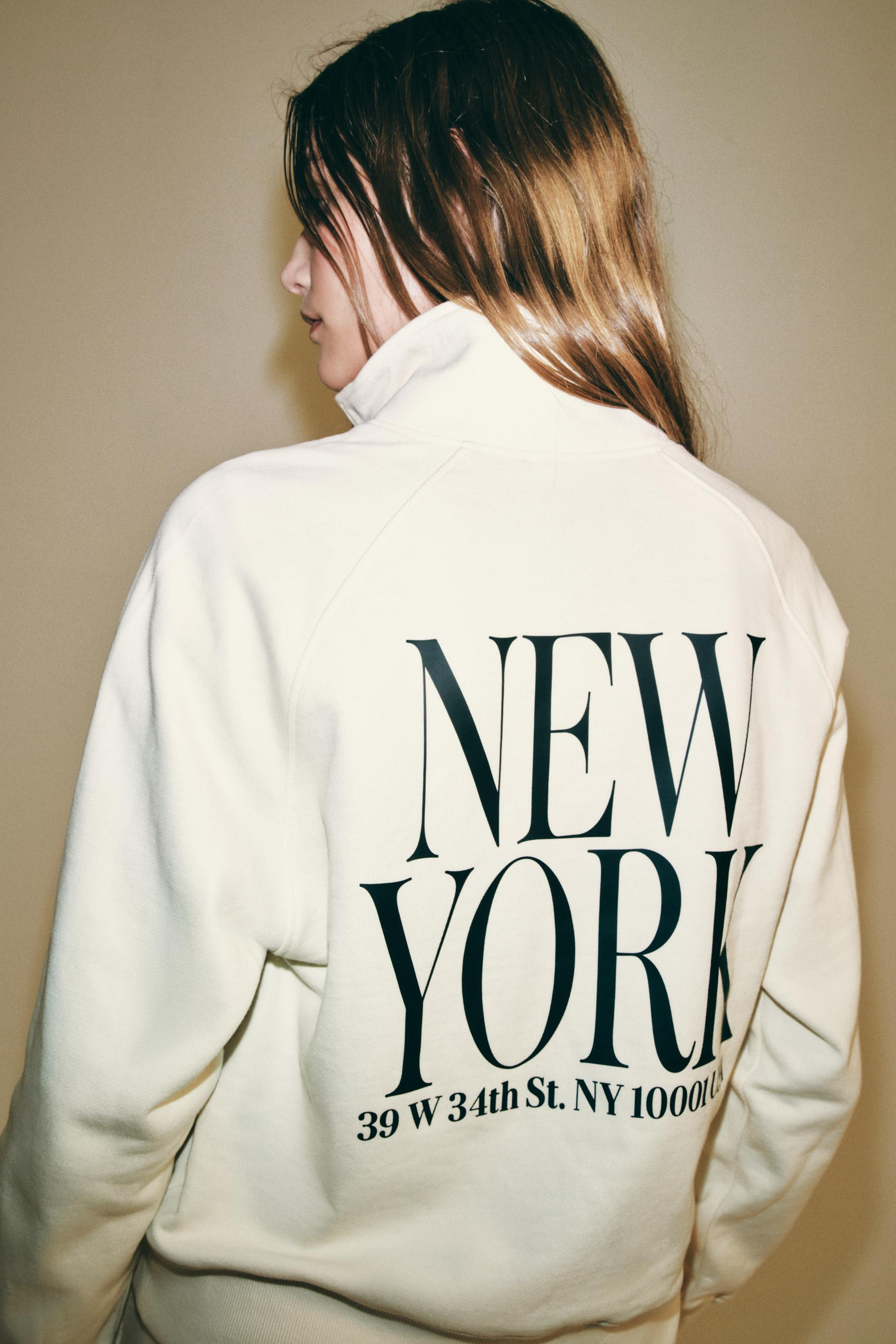 TEXT PRINT SWEATSHIRT | Zara US