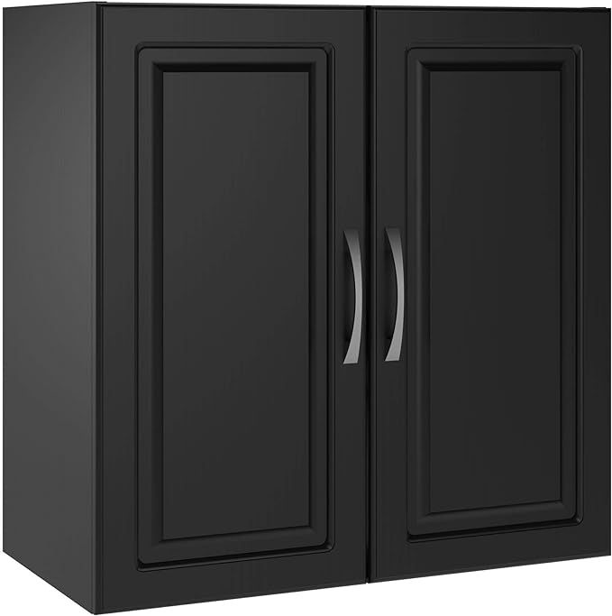 SystemBuild Kendall 24" Wall Cabinet - Black | Amazon (US)