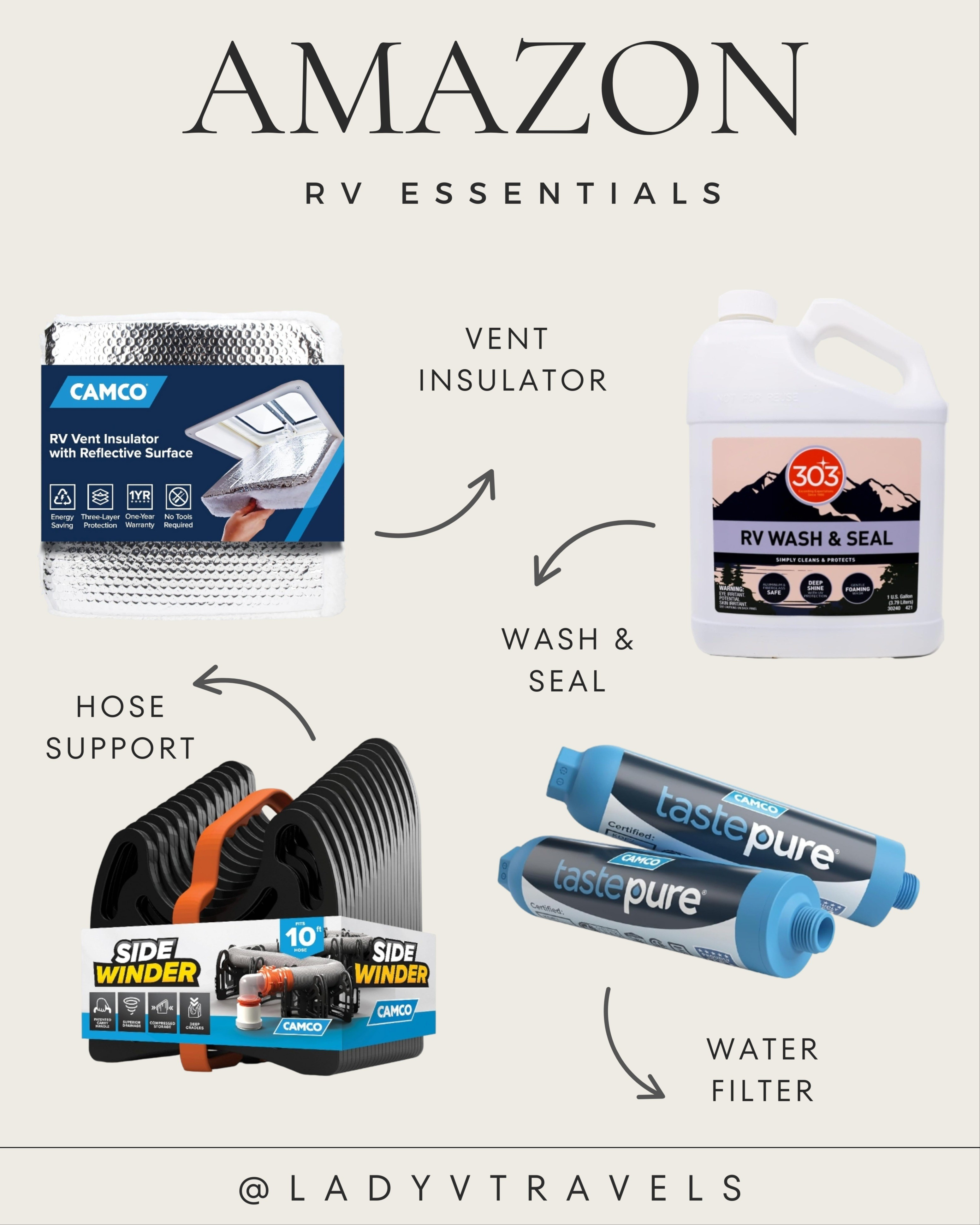 Heading out on the open road? Keep your RV clutter-free and maximize your space with these game-changing organizing essentials! From smart storage solutions to must-have gadgets, make your travel life easy and enjoyable. Tap to shop the essentials that will transform your RV organization! #RVLife #RVTrip #RVOrganizing #TravelEssentials #OrganizationHacks #RoadTrip #CamperLife #ShopNow

#LTKFallSale #LTKSaleAlert #LTKTravel