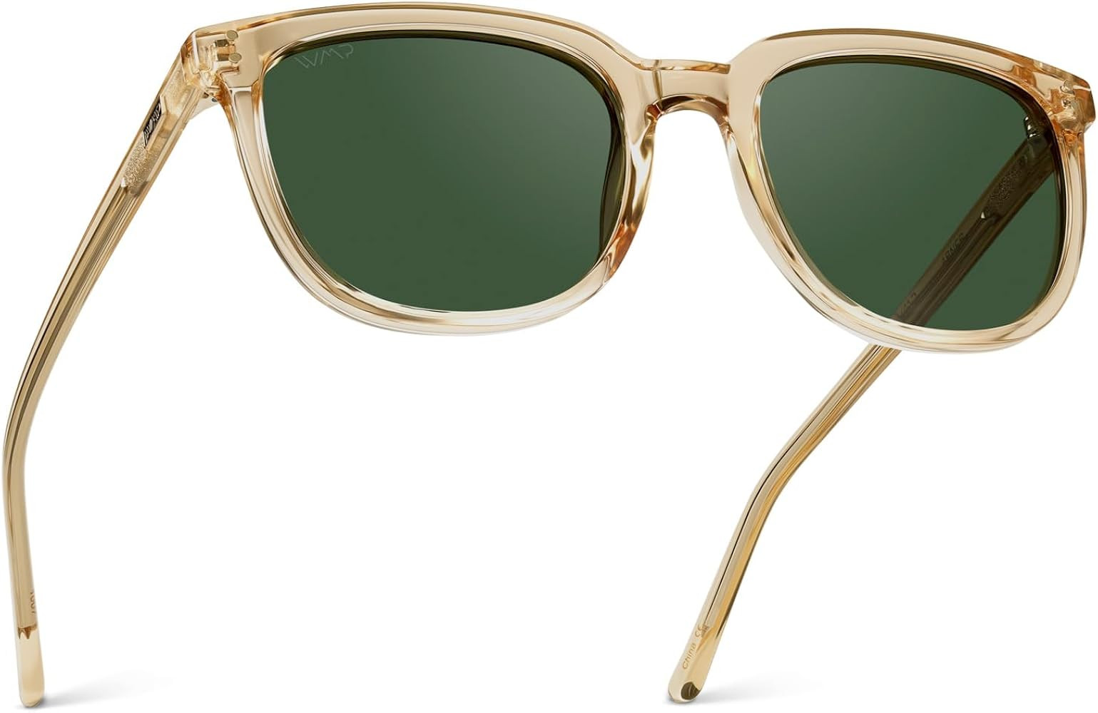 WearMe Pro Polarized Classic Retro Flat Square Unisex Sunglasses | Amazon (US)