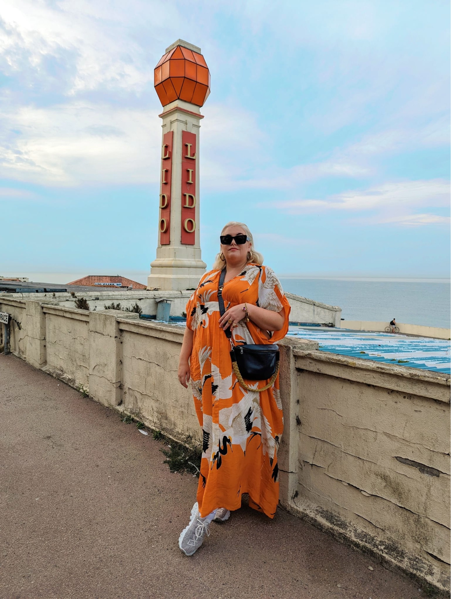 Orange dress, crane dress, maxi dress, kimono dress, kaftan dress, stork print, black bag, cross body bag, grey trainers, comfy trainers, Monsoon, M&S, Rixo, JD Williams, Nike, EBay 

#LTKeurope #LTKSeasonal #LTKstyletip