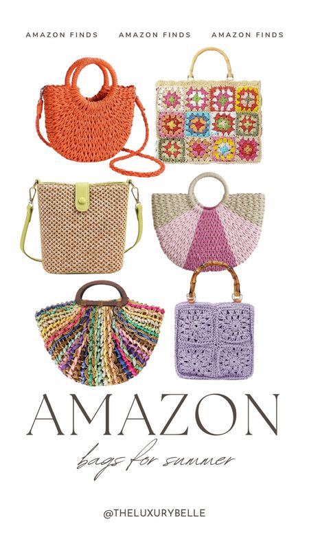 Amazon bags for summer 

#LTKStyleTip #LTKSeasonal #LTKItBag