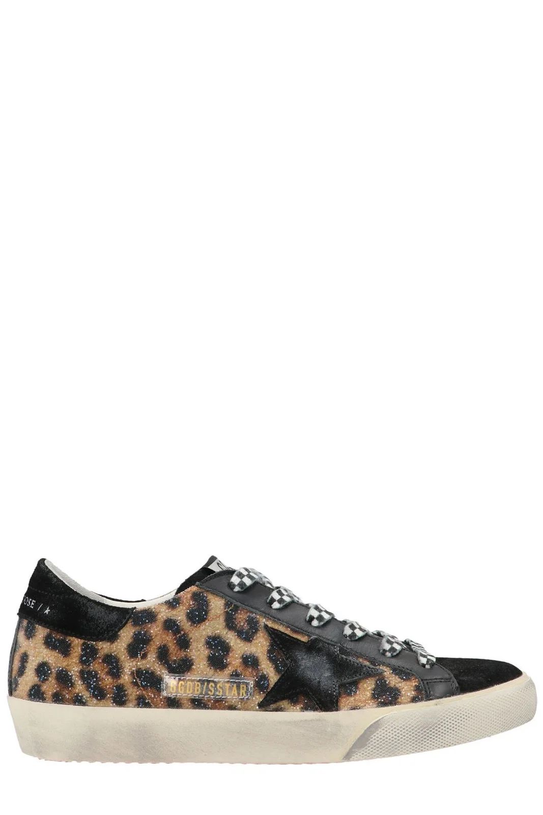 Golden Goose Deluxe Brand Leopard Printed Sneakers | Cettire Global