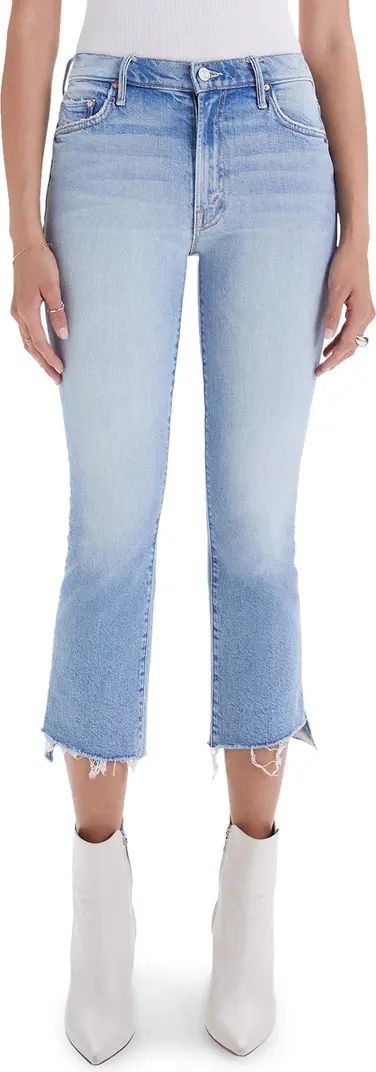 The Insider High Waist Crop Step Fray Hem Bootcut Jeans | Nordstrom