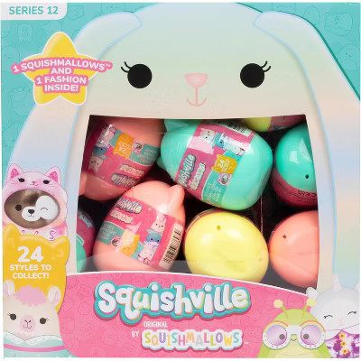 Squishmallows Squishville 24 Pack Easter Egg Capsules- Series 12- Collectible Mini 2" Mystery Stuffed Animal Toy Plush- Styles May Vary- Gift for Kids | Target