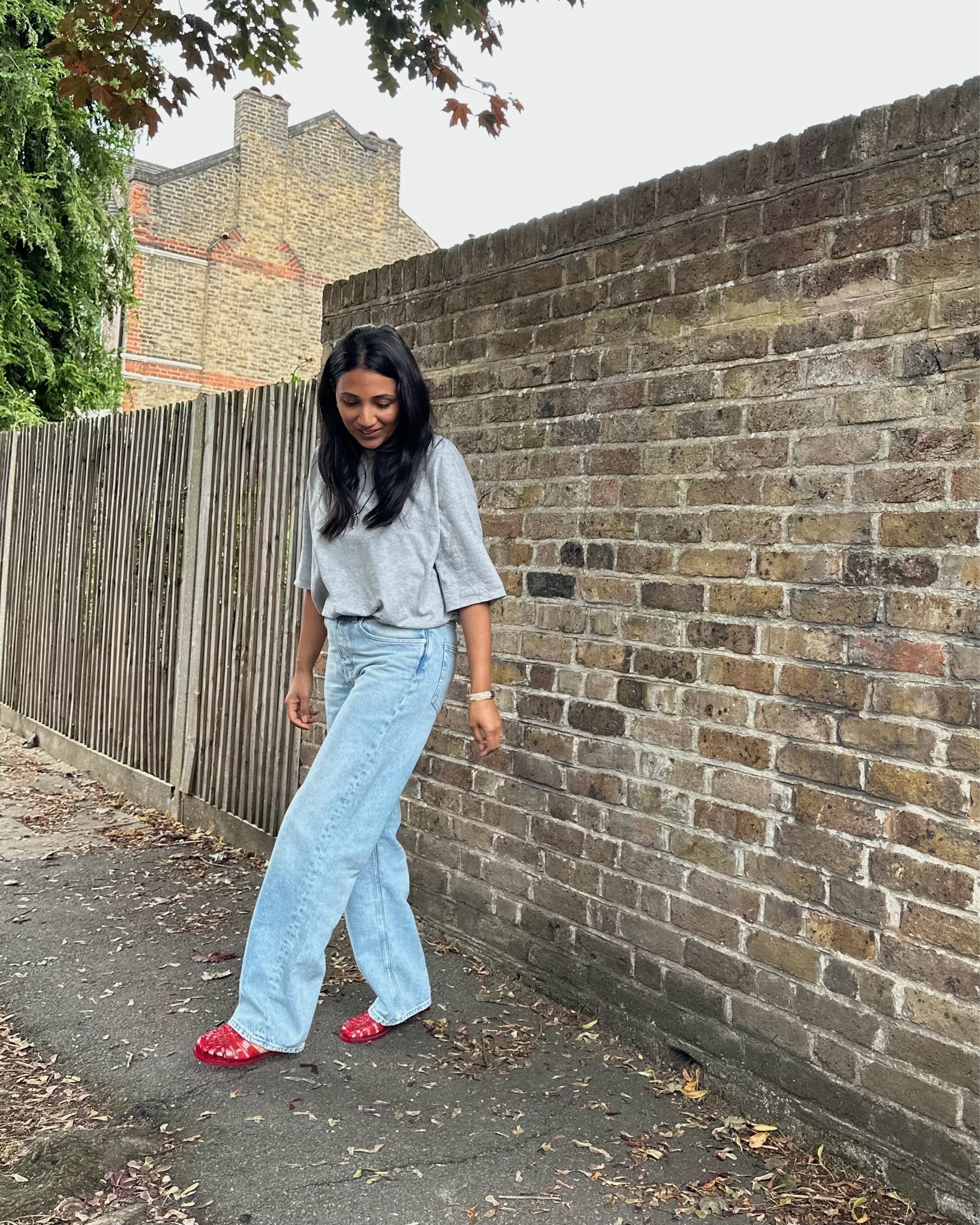 Jelly shoes, ARKET, casual, shore jeans, summer outfit, comfy outfit. 

#LTKsummer #LTKuk #LTKstyletip