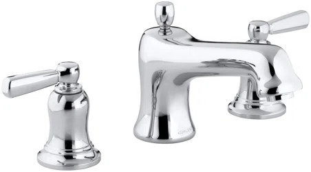 Kohler Bancroft Bath Faucet Trim for Deck-Mount High-Flow Valve with Non-Diverter Spout and Metal... | Wayfair North America