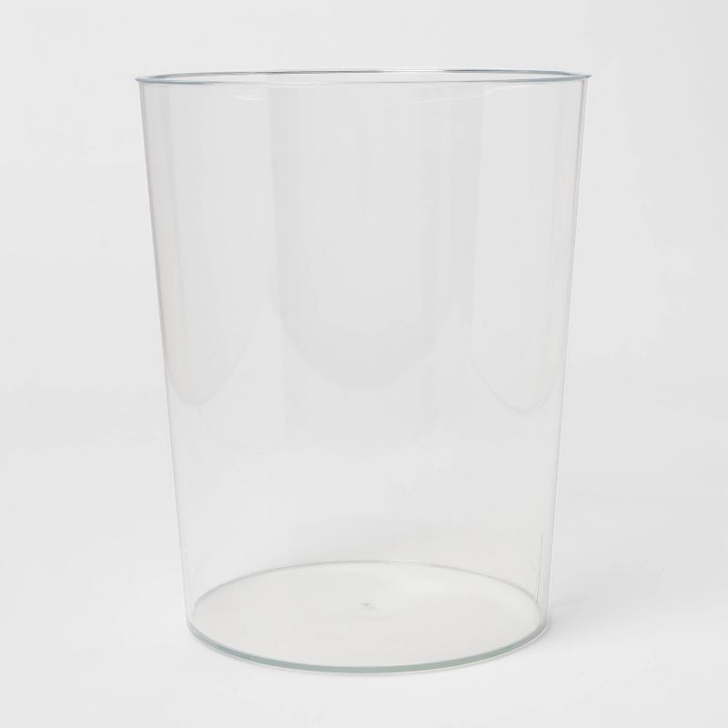 Solid Bathroom Wastebasket Clear - Room Essentials™ | Target