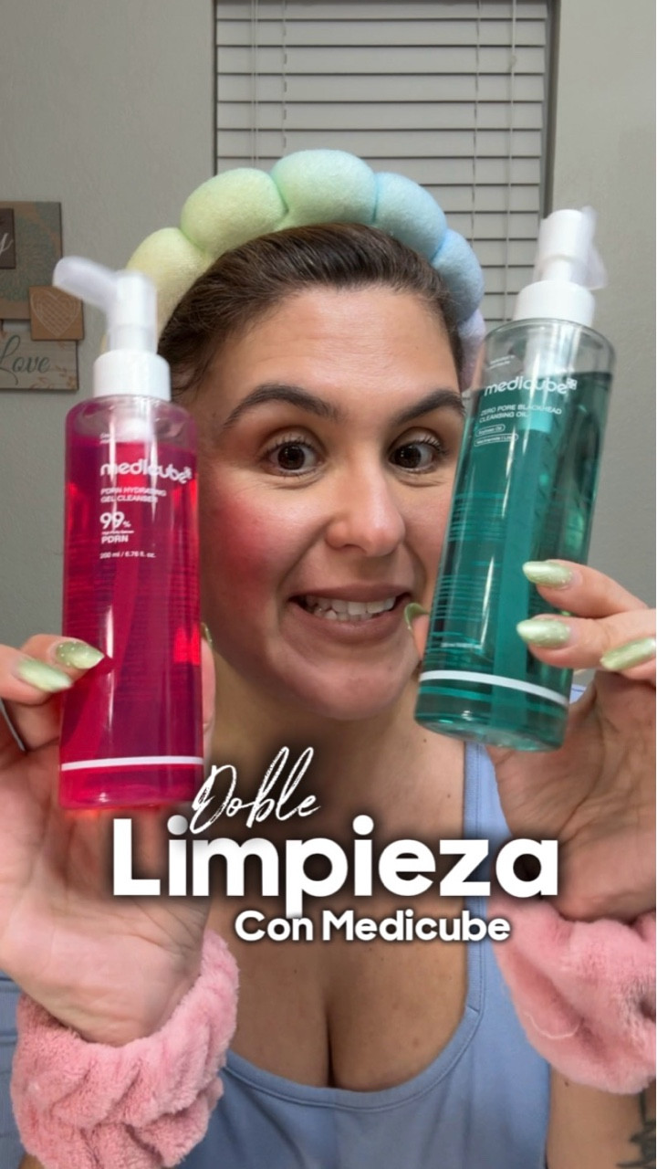 Para que tu skincare penetre bien en tu piel necesitas hacer doble limpieza y este combo de @medicube_global_official está buenisimo. Comenta SHOP y te envío los links
#doblelimpieza #skincareroutine #cleanface #medicube #coreanskincare 
@medicube_pro_ambassador