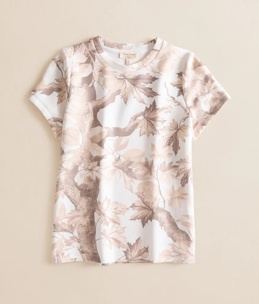 Girls - Camo Print T-Shirt | Buckle