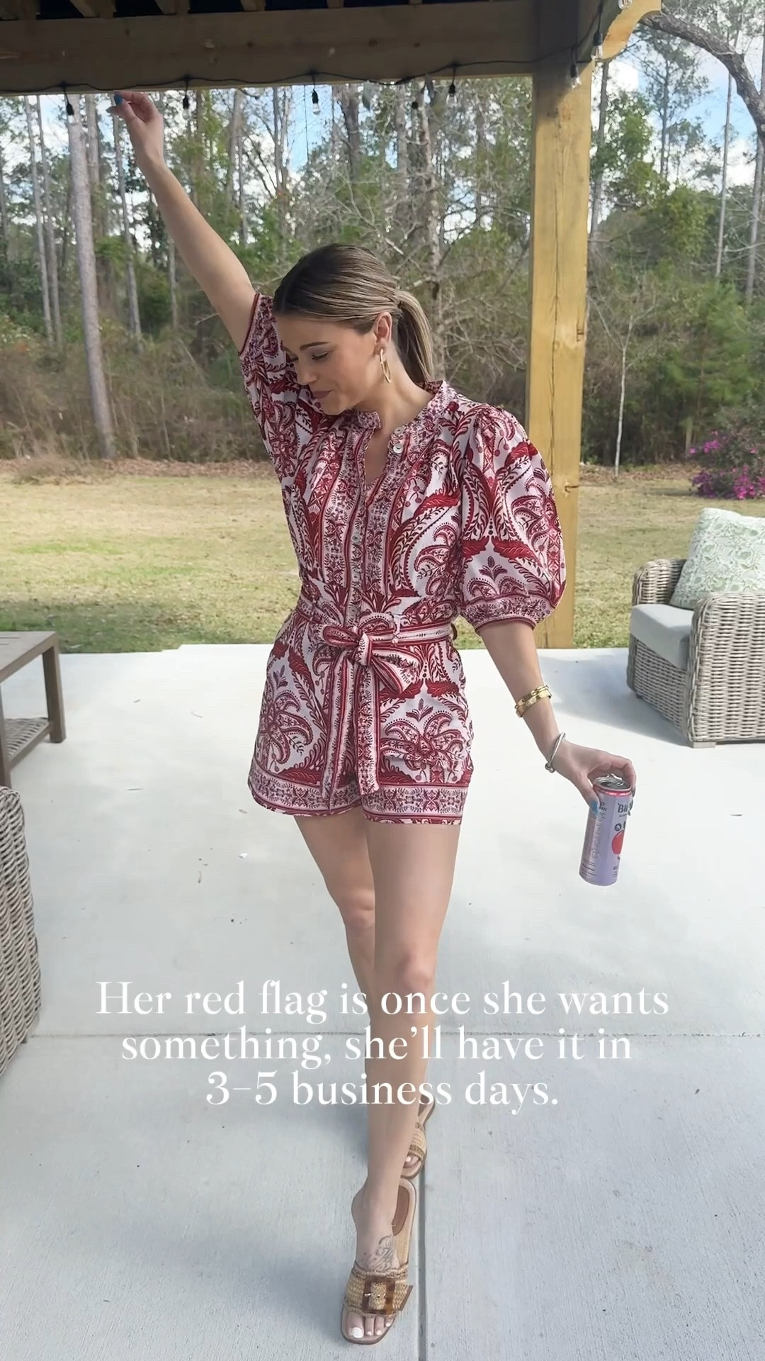 I mean who doesn’t have a weak spot for @farmrio when a romper is this good, there is no hesitation🌺
Romper is discounted with a fashion pass membership! I’m wearing the small.
•
#ootd #momstyle #everydaystyle #outfitinspo 

#LTKdayinmylife #LTKootd #LTKPetite