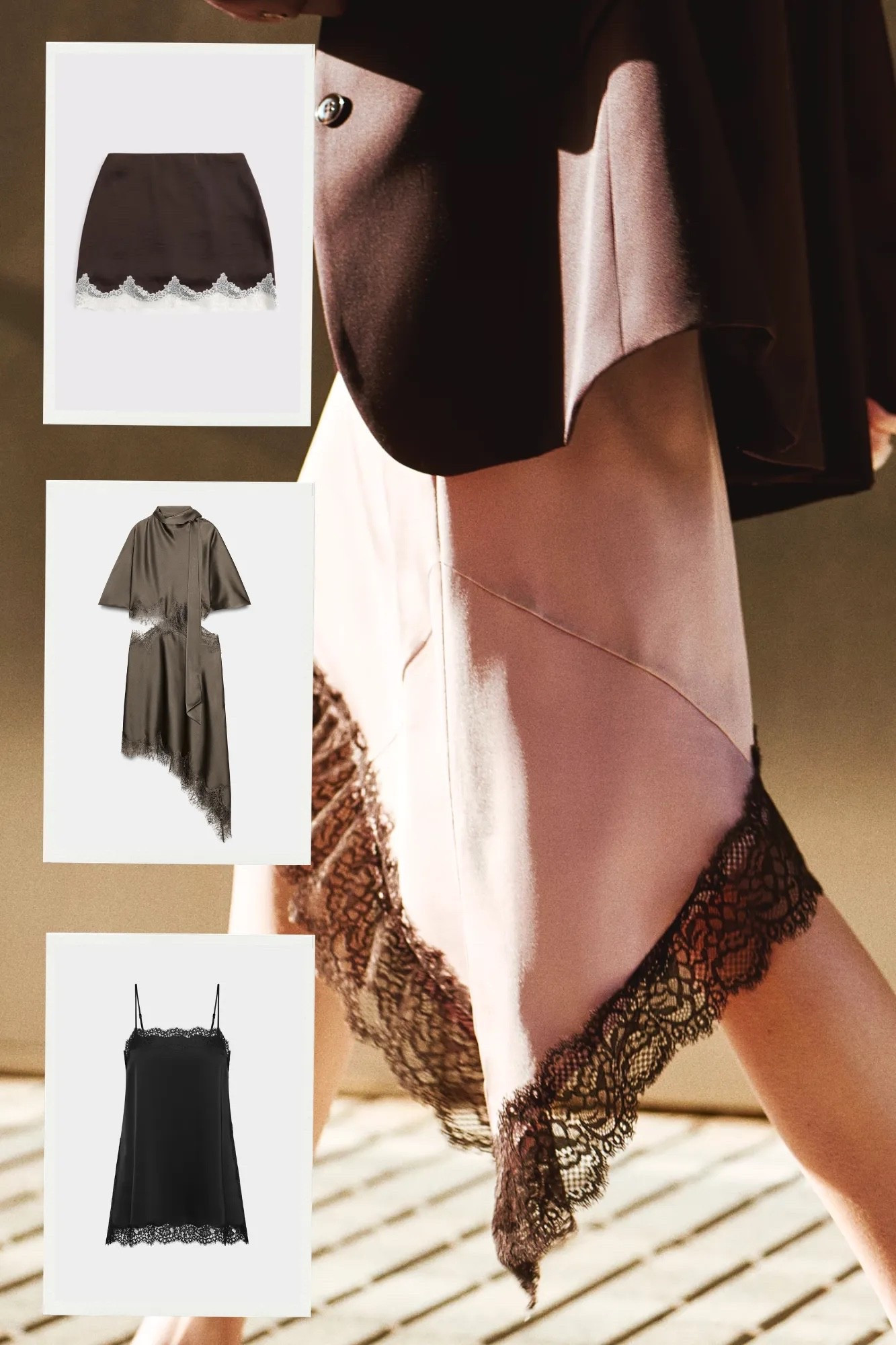 Satin and lace just hits different 🤍 the softness of silk with that delicate lace detail instantly elevates the whole look—equal parts effortless and romantic.

#LTKgrwm #LTKootd #LTKSeasonal