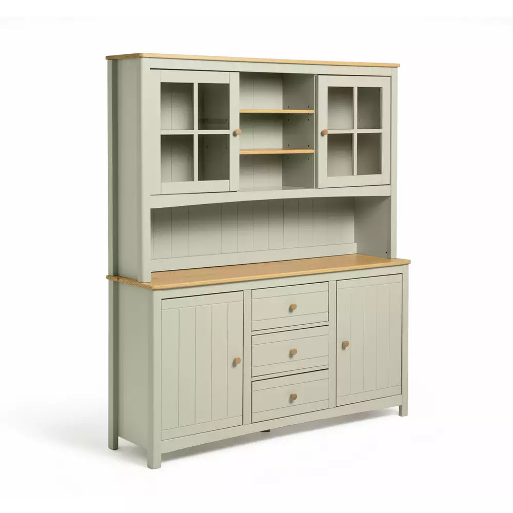 Habitat Bournemouth 4 Door 3 Drawer Sideboard Dresser-Beige | argos.co.uk