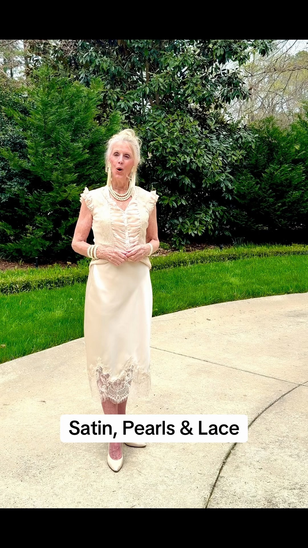 Satin pearls and lace for a trendy lingerie outfit 

#LTKWedding #LTKootd #LTKOver40