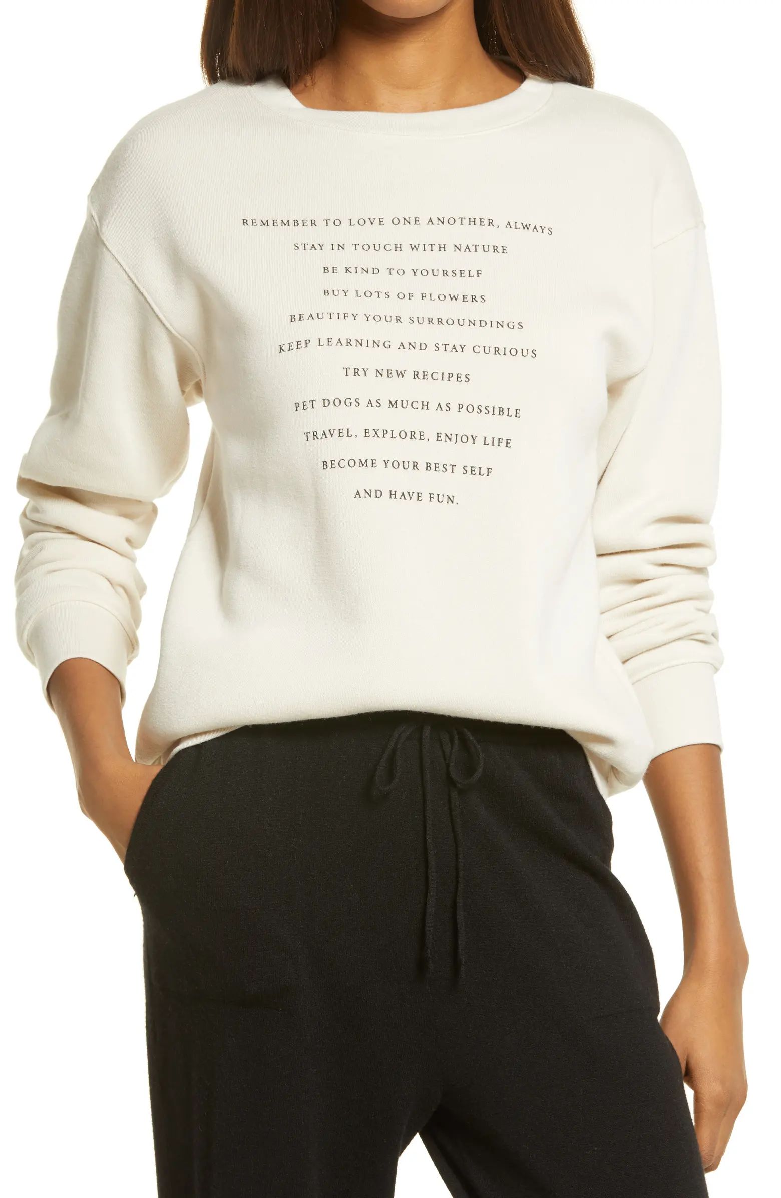 Love One Another Sweatshirt | Nordstrom