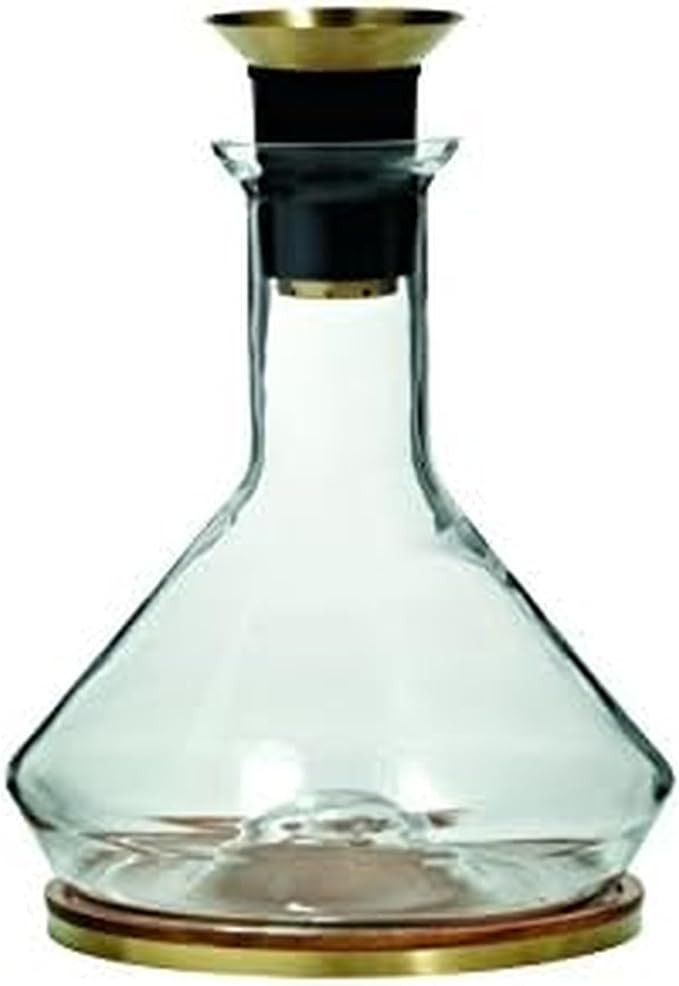 RBT Decanter with Wood Coaster and Micro-Perforated Aerator,Clear | Amazon (US)