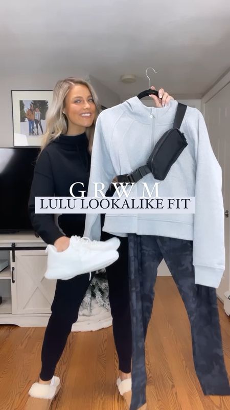 GRWM for the gym with Lulu lookalikes from amazon  🏋🏼‍♀️

#LTKunder50 #LTKfit #LTKstyletip