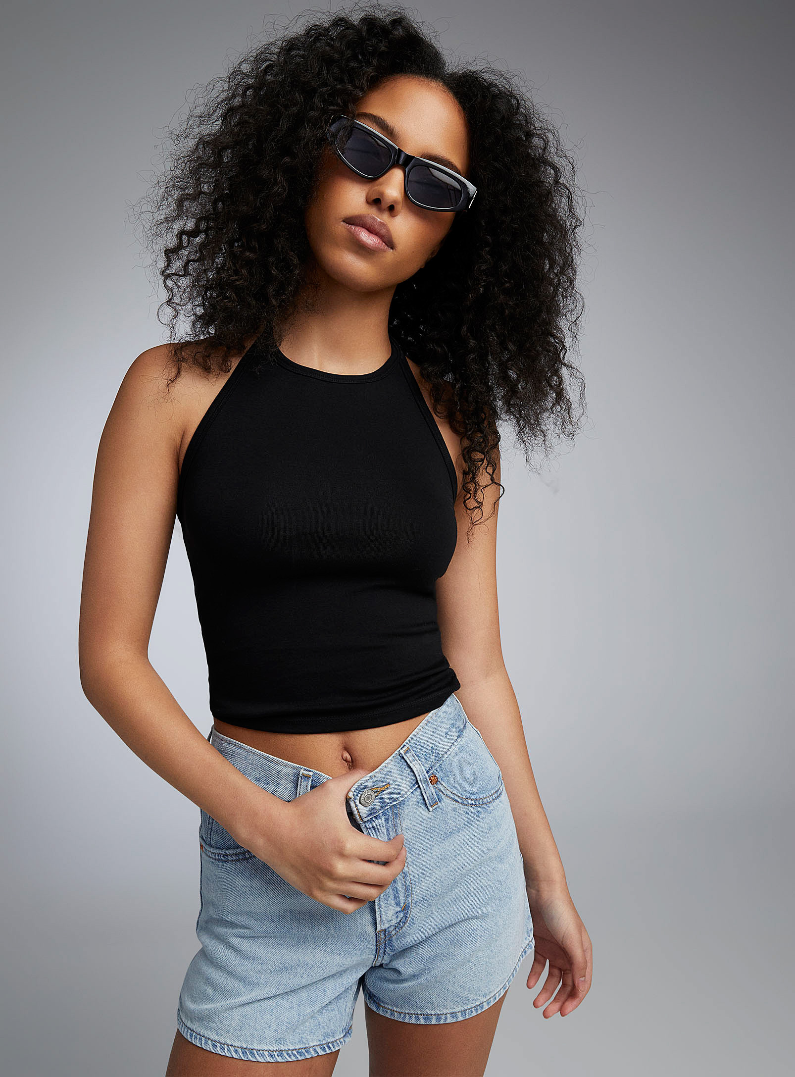 Levi's - 80s mom short (Women, Blue, 30) | Simons