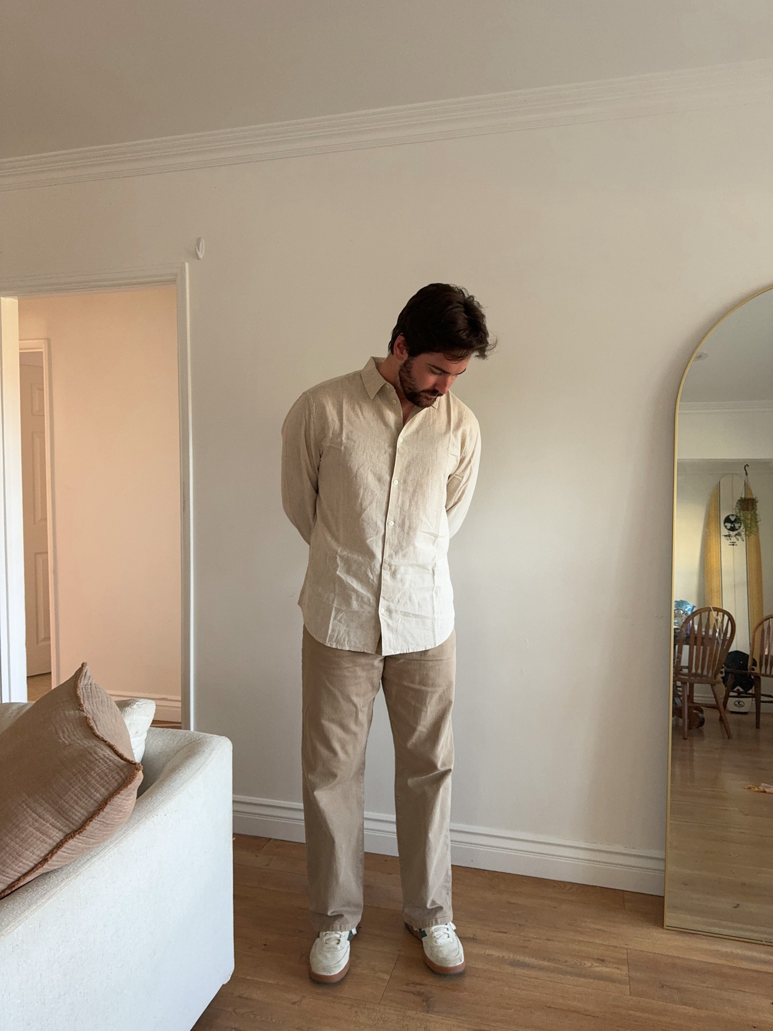 Mens Outfit Inspo: Engagement Photos

For size reference:
Height: 6’2
Shirt: xl
Jeans: 36