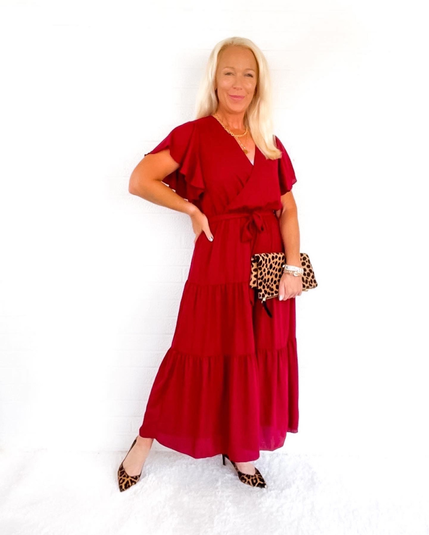 Autumn Fall Wedding Guest Dress. 5’1 4P wearing small.

#LTKSeasonal #LTKwedding #LTKunder50