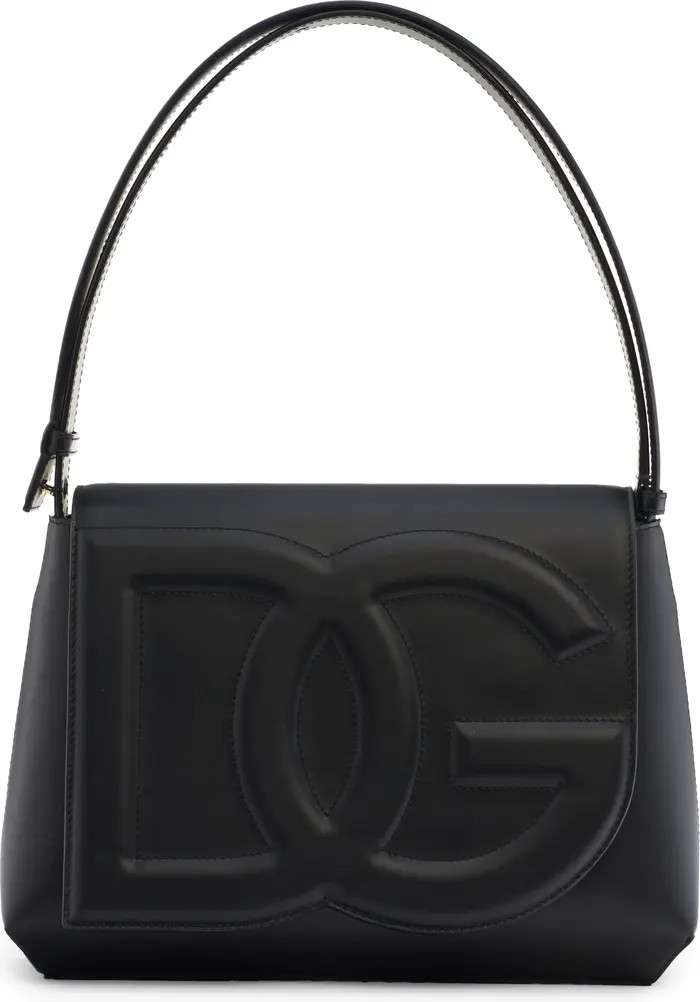 DG Logo Leather Shoulder Bag | Nordstrom