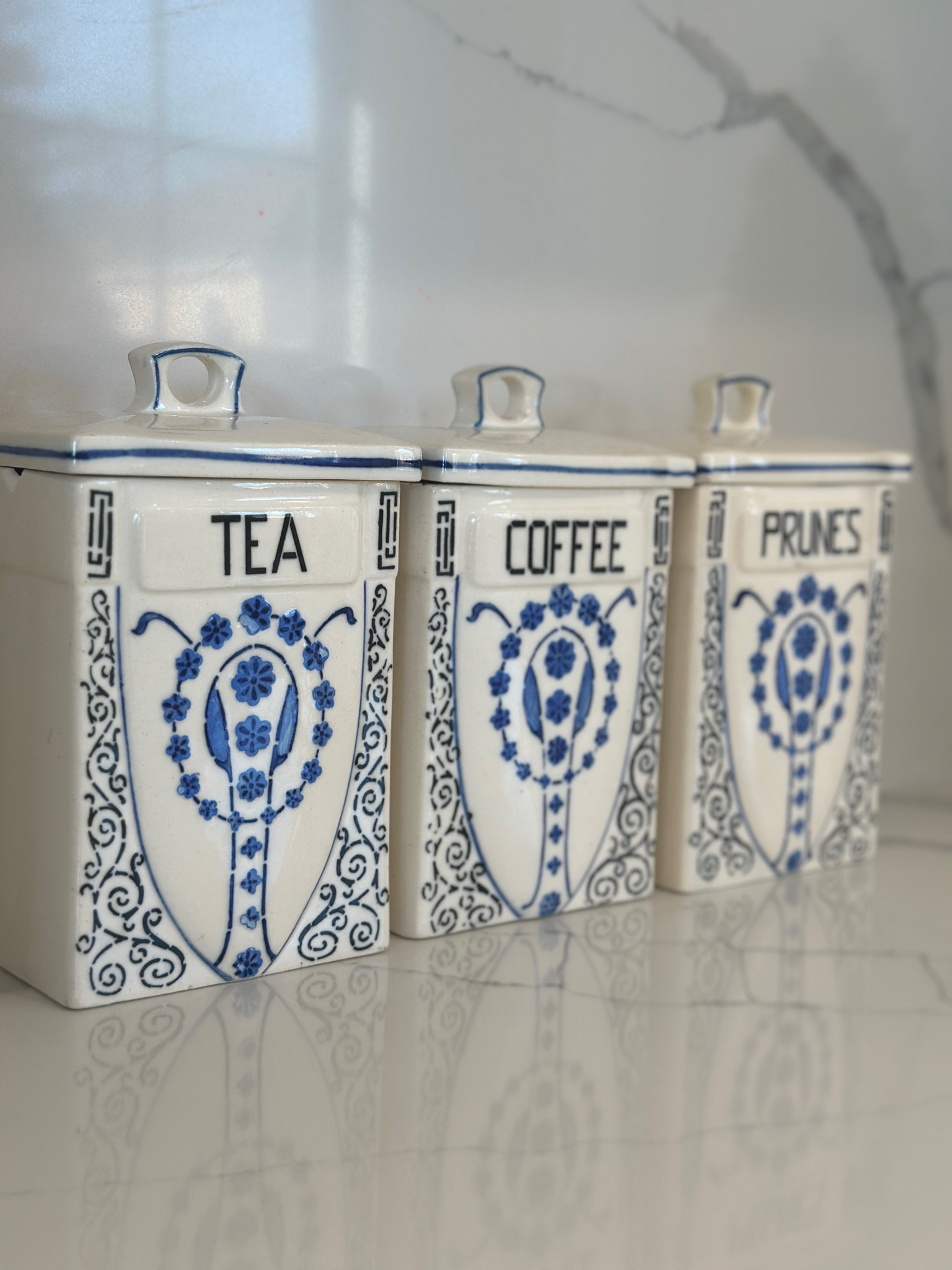 Vintage Tea Coffee Containers
