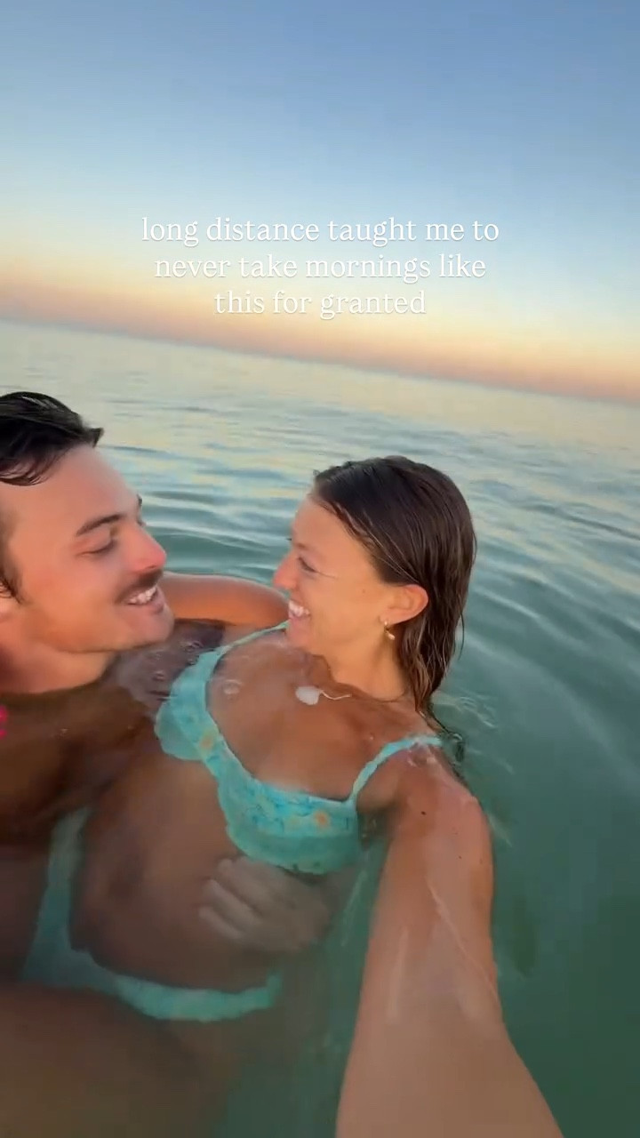 the 7 years of long distance was so worth it to have mornings like this together forever 🩵

#couple #beach #longdistance #bf