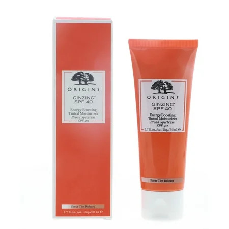 Origins Ginzing Energy-Boosting Tinted Moisturizer SPF 40, 1.7 oz Sunscreen | Walmart (US)