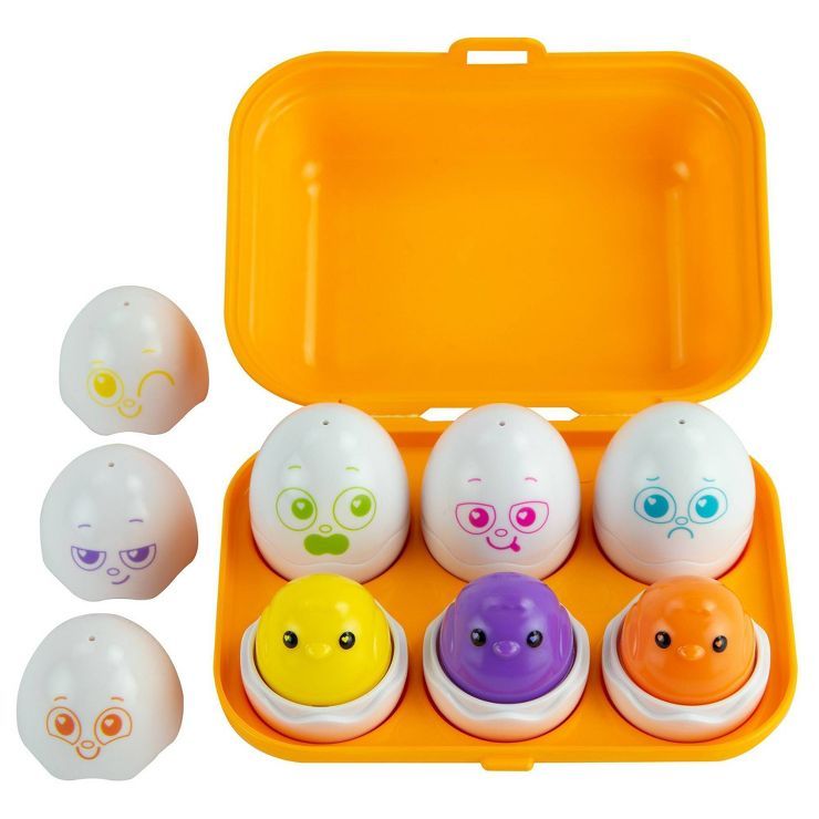 Lamaze Sort & Squeak Eggs, Shape Sorter, Color Matching Easter Toy | Target