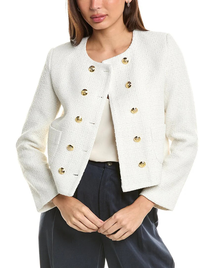 Colette Rose womens Jacket, l, White | Shop Simon