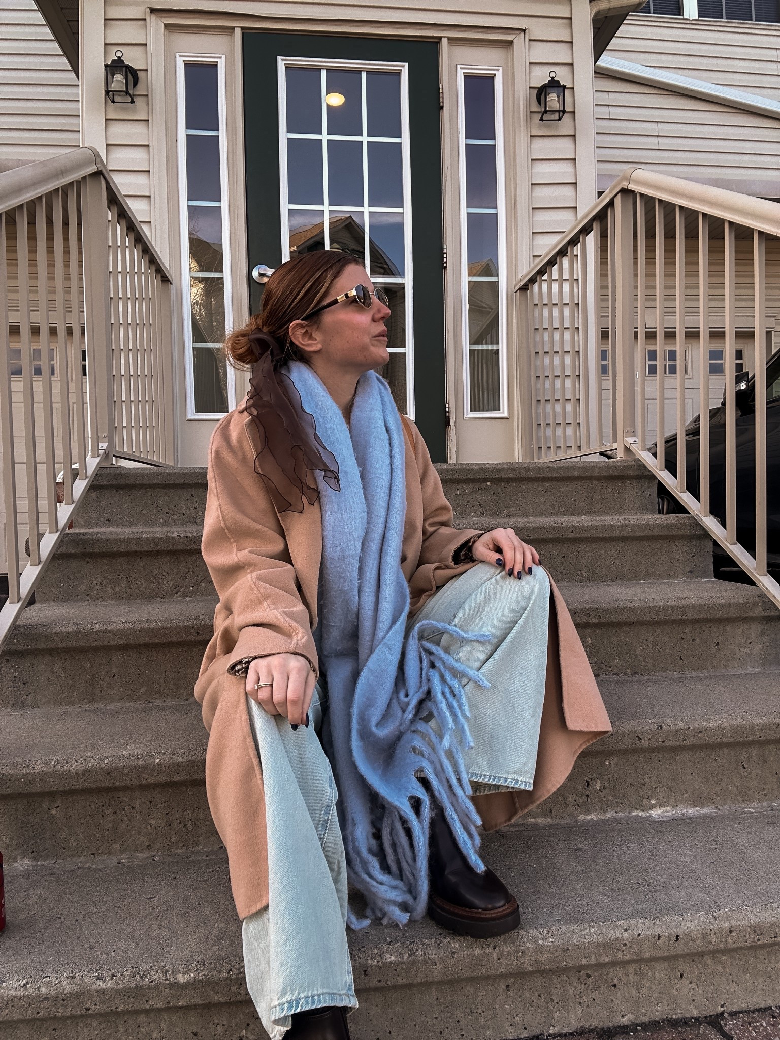 Underrated winter color combo: ice blue and chocolate brown! 

#LTKHoliday #LTKootd #LTKFindsUnder50