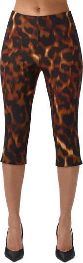 Print Ponte Crop Leggings | Nordstrom