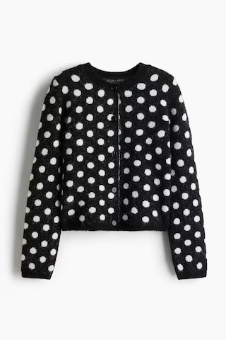 Jacquard-Knit Cardigan | H&M (US + CA)
