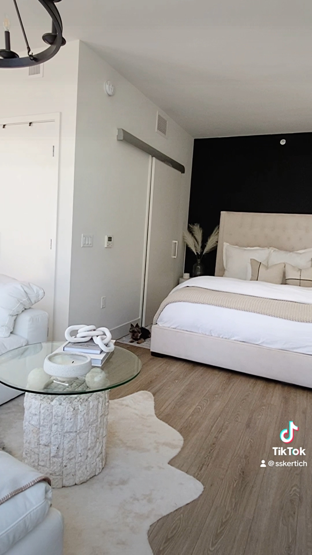 Easy affordable DIY accent wall in studio apartment 

#LTKstyletip #LTKunder50 #LTKhome