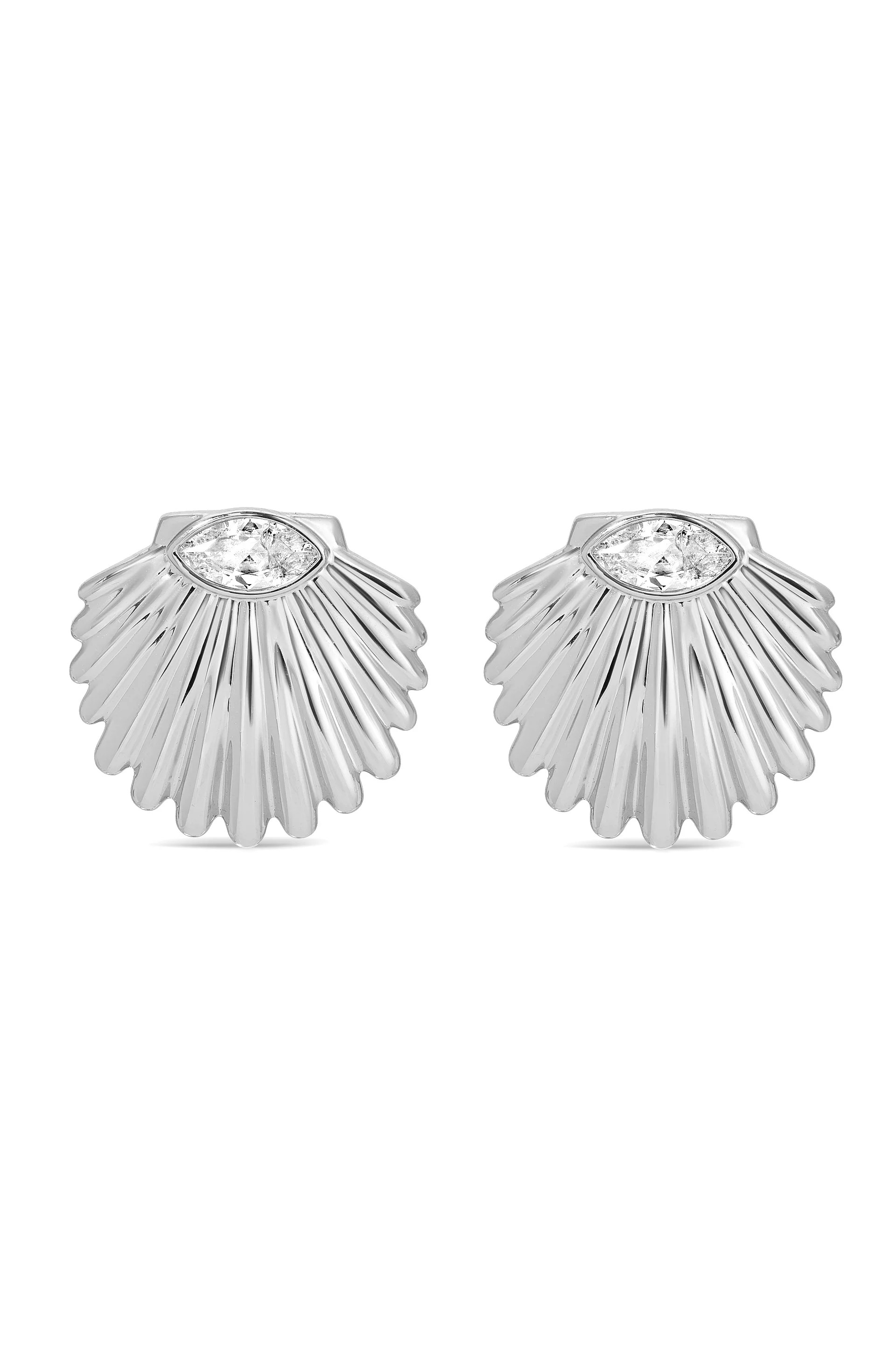 Santorini Shell Studs | Ettika