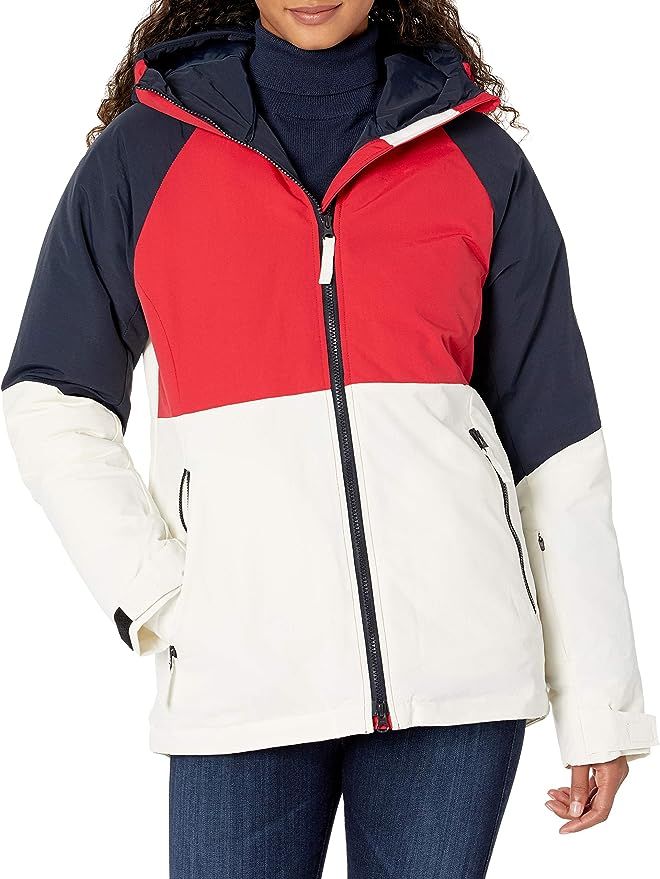 Amazon Essentials Women's Water-Resistant Long-Sleeve Insulated Snow Jacket with Hood | Amazon (US)