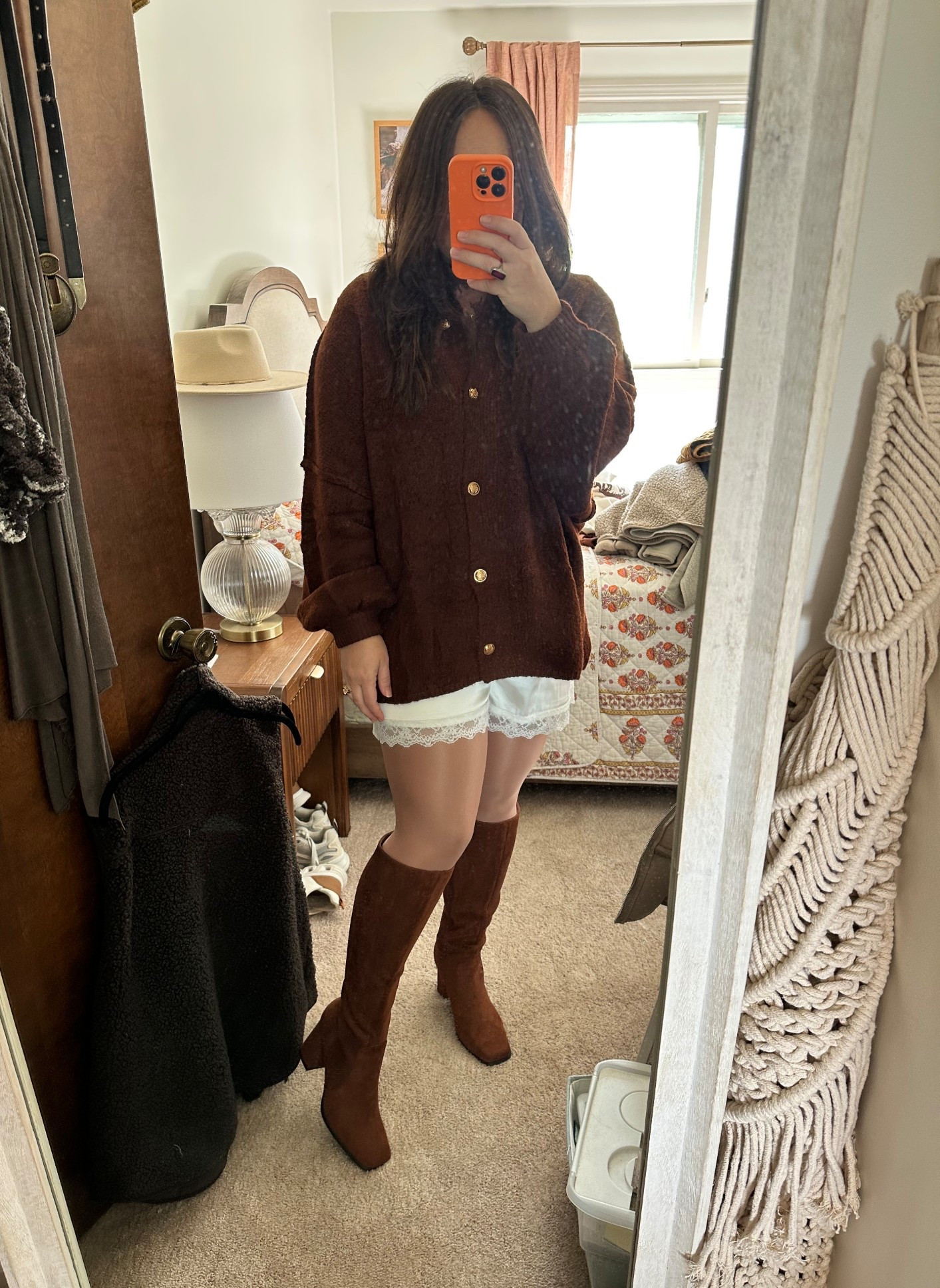The perfect fall fit! 

Wearing size D in tights
#LTKStyleTip 

#LTKMidsize #LTKmomlife #LTKFindsUnder50