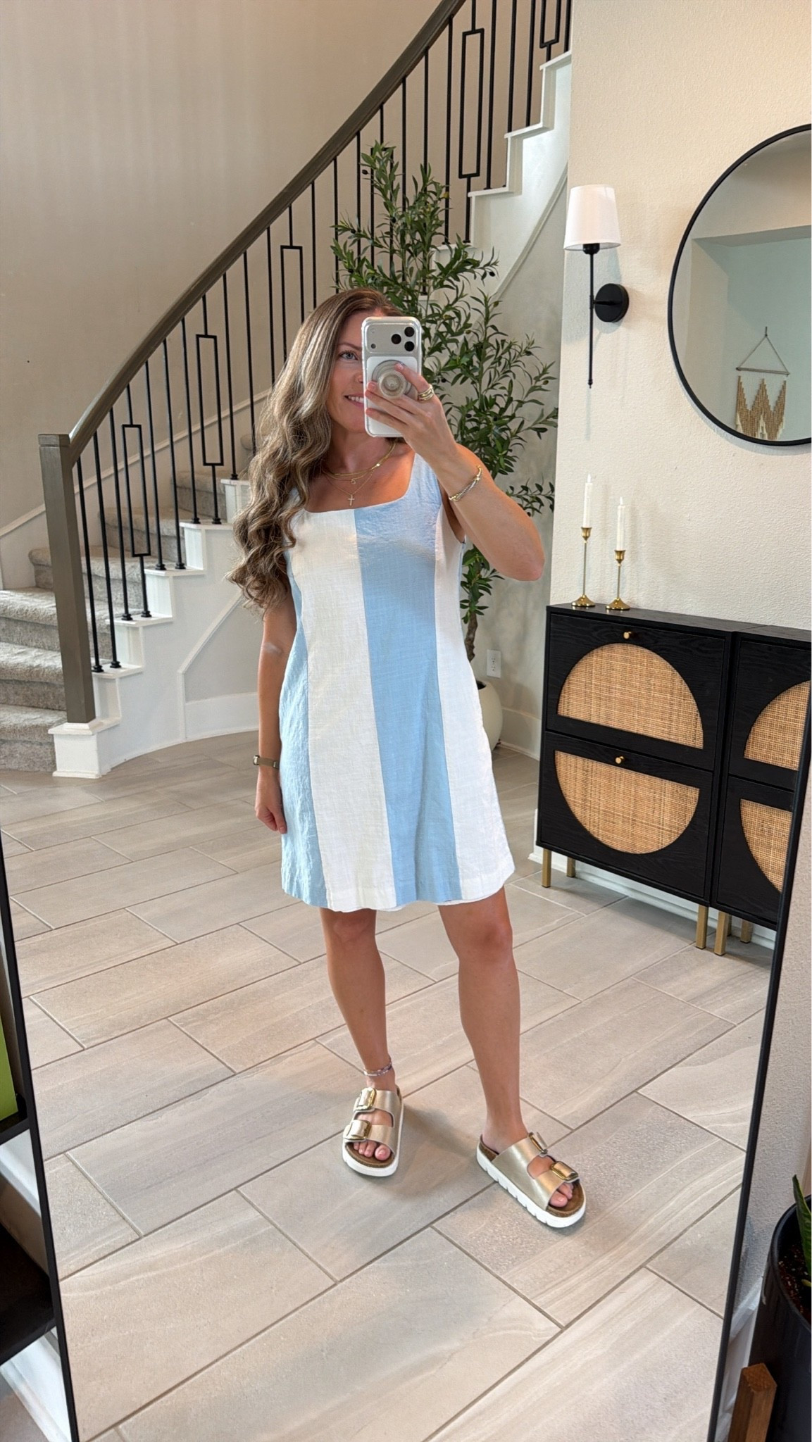 How cute is this 100% cotton color block dress?!

#LTKootd #LTKSaleAlert #LTKPetite