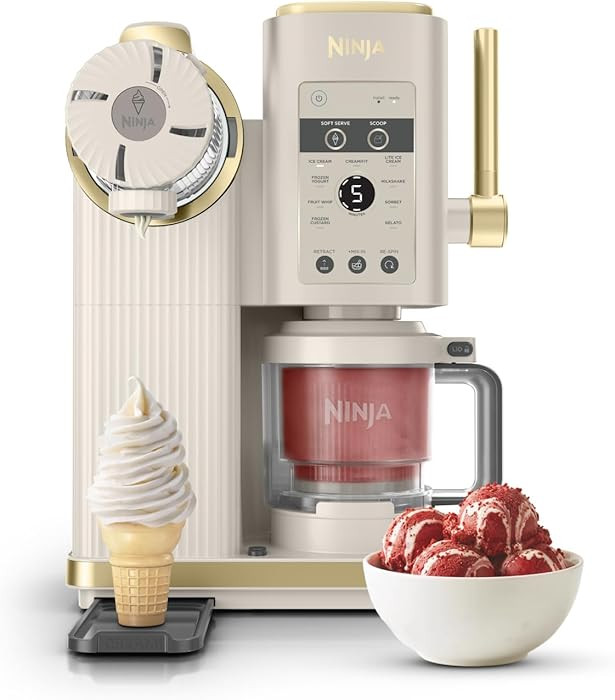Ninja CREAMi Scoop and Swirl Ice Cream Machine with 2x Tubs, 13 Functions, Makes Ice Cream, Soft ... | Amazon (UK)